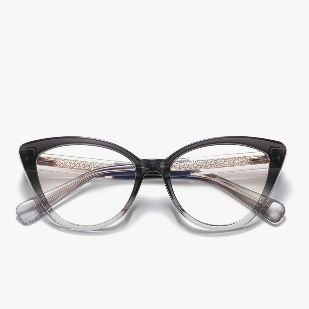 Chic Black Cat-Eye Glasses & sunglasses